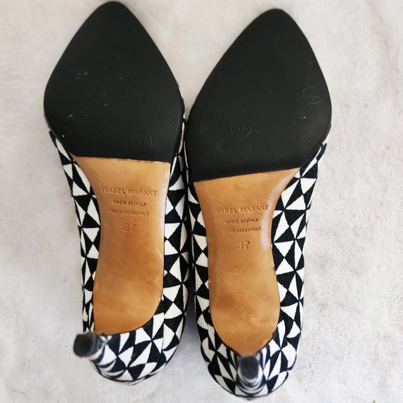 Isabel Marant printed canvas pump size 37 US 7 - Picture 6 of 11